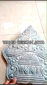 ornamen wayang 40x45cm dua sisi  ornamen pagar besi
