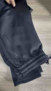 Celana Training Polos No Brand Bahan Misty import Resleting saku Belakang