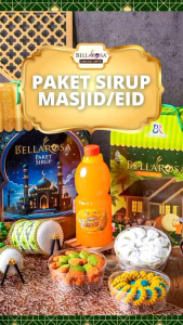 BELLAROSA PAKET SIRUP MASJID/EID MUBARAK 2025 PARSEL LEBARAN HAMPERS IDUL FITRI