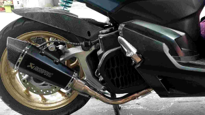 EURO SAMURAI 155 Hexa Akrapovic Full System Exhaust Pipe