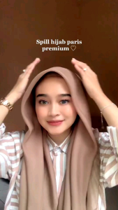 LZE - HIJAB SEGIEMPAT PARIS PREMIUM WARNA SAGE TERLARIS