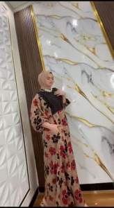 Longdress Terbaru 2025 Bahan Rayon Dress Kekinian Mewah Longdress Lengan Panjang Busui Gamis Dewasa Terbaru Simple Elegan