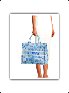 London Fog Womens Canvas Tote Bag – Stylish Durable & Spacious Everyday Handbag