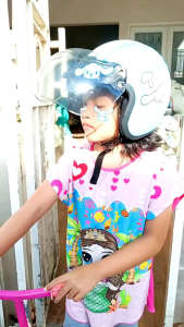 Helm Bogo Anak SNI 2-8 Tahun Lucu Mixue Kuromi & Melodi Cinnamoroll