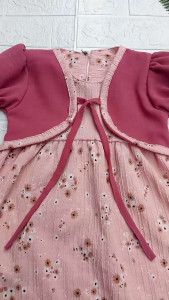 Terbaru Dress Rompi Anak Perempuan Kekinian Bahan Crinkle Premium Motif Usia 1 Sampai 9 Tahun