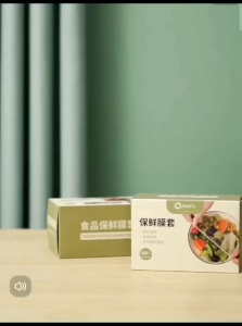 OHHDEER 100PCS Disposable Cling Film Reusable Elastic Food Bowl Storage Covers (Suitable for diameter between 10- 38cm)