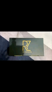 RIONZ - Moris Black Series - Sepatu Formal Pantofel Pria Kantor Hitam