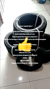 BAN LUAR TUBELLESS SEPEDA LISTRIK 14 X 2.50