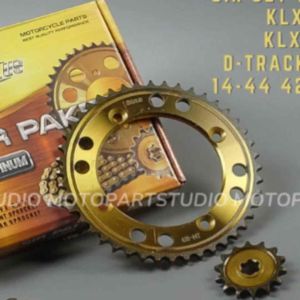 GEAR GIR SET GIR PAKET KLX 150 BF SE L G DTRACKER 150 14T 44T 428H HEAVY DUTY 128PLUS