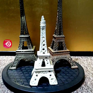 PARIS EIFFEL TOKYO TOWER METAL FIGURINE • JAPAN SURPLUS