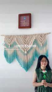 Mành macrame treo tường 1.2m
