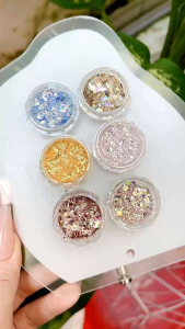 Set kim tuyến trang trí nail 6 màu siêu sáng