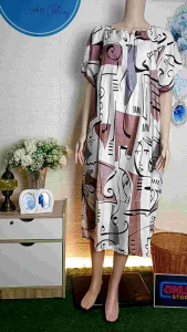 Daster Maxi Jumbo Busui Rayon Adem
