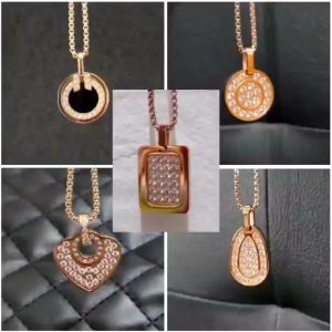 Kalung KK Liforce Rose Gold Series Paket Pemula Member KK Indonesia 24 Stone Double Ring Oval Full Stone Love Full Stone Ladies Circle Stone Cover Anti Radiasi