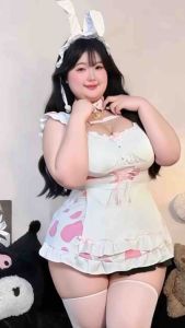 ชุดคอสเพย์ น้องวัวสาวอวบอ้วน มี 2 ไซร้ ไซร้ใหญ่ พร๊อพแน่น