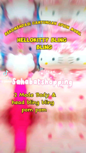 Gantungan Dashboard Mobil Karakter Bling Bling Pom Pom Jumbo