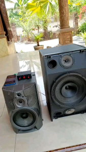 BLUTUT POWER MINI SIAP PAKAI AMPLI MINI STEREO DAYA 5 VOLT (CAS HP) BLUETOOTH