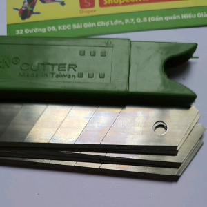 10 lưỡi dao rọc giấy 18mm×100mm thép JP