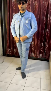 Mens Jeans Jacket Denim wash premium Quality size S -3XL