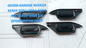 OUTER HANDLE COVER PINTU TANK COVER AGYA AYLA 2013-2022 HITAM DOFF GR SPORT