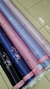 KAIN SUTRA ARABIAN SILK MOTIF TSAMARA | motif pita | kain silk premium