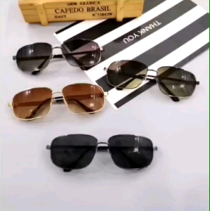 Sunglasses mens trendy square personality cool glasses wholesale Mens classic metal frame single sunglasses／方形防紫外线墨镜