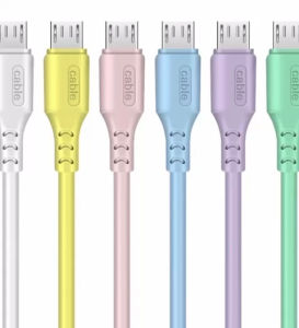 Kabel Macaron MICRO USB - V8 Full Colour Fast Charging Cable Charger Cas