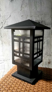 lampu pagar kecil lampu hias dekorasi taman mini lampu pagar kerliling