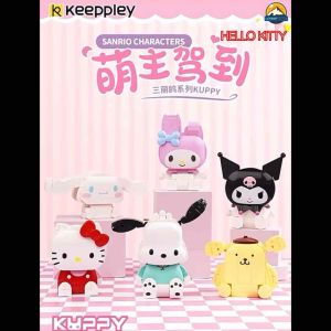 Đồ chơi lắp ghép xếp hình Hello Kitty Bộ sưu tập nhân vật Kuppy chính hãng Keeppley