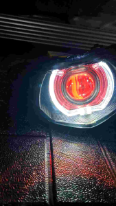 LAMPU DEPAN MIO SMILE MIO 2008 MODIF DAYEMEKE BILLED LASER