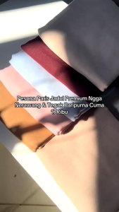 DF-Hijab Segi Empat Paris Jadul Premium ukuran 115cm x 115cm bahan Tebal