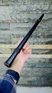 Tongkat komando kayu kelor hitam 35cm R156