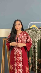 Dress Maura Cap Malam Terbaru: Lengan 7/8 & Rayon Premium