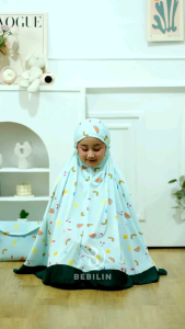 mukena adem anak / Mukena anak tanggung terbaru karakter Daydream katun umur 3-12 th FREE TAS