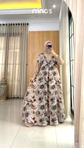 DRESS GAMIS MODE MAYSA TERBARU BY NINOS 100%ASLI REAL