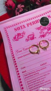 ECLATIA!! Cincin perhiasan wanita emas muda kadar 35% aksesoris wanita cincin model terbaru
