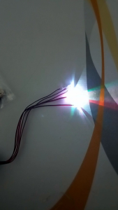 LAMPU MATRIX MINIATUR RGB 4 MODE BISA DI CAS