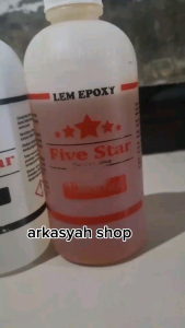 LEM FIVE STAR EPOXY HARDENER RESIN FS PUTIH 1/2KG (LEM KAYU LEM 2 KOMPONEN LEM SUPER KUAT)