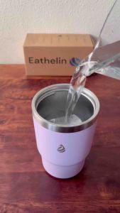 Eathelin 16oz (473ml) Cuppa Vacuum Insulated with Leak Proof Multifunctional Lid Coffee Mug