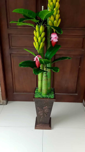 Tanaman artifisial pisang hias tinggi 170cm