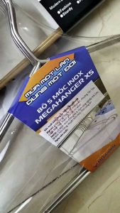 Set 5 móc inox 304 MEGAHANGER treo quần áo mắc phơi đồ inox không gỉ chắc chắn cứng cáp