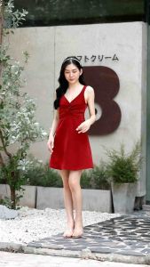 ชุดเดรส : รุ่น Parfun Dress - Red