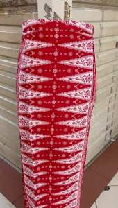 ROK TUMPAL PUCUK REBUNG MERAH PUTIH / ROK BAWAHAN KEBAYA MODERN