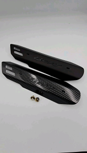 Cover Knalpot Karbon Dan Hitam Semua Motor Series Honda Beat - Pelindung Knalpot Semua Motor Honda Beat Universal