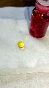 Batu cincin lipan kemuning original istimewa