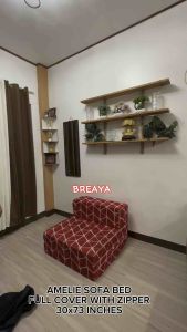 AMELIE SOFABED FULL COVER W/ ZIPPER (RANDOM DESIGN)