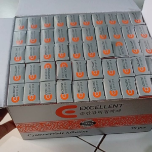 Lem Korea Super Glue Excellent Lem Serbaguna 1 Box Isi 50 Pcs Murah Harga Grosir