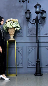 KAFTAN MEWAH HITAM ELEGANT CANTIK PREMIUM TERBARU