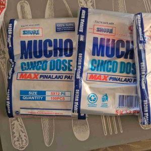 1bundle 1000pcs Mucho 5x12 Shure Ice Bag