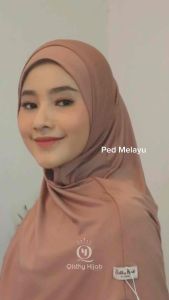 𝐐𝐈𝐒𝐓𝐇𝐘 𝐇𝐈𝐉𝐀𝐁 - ALIYAH Bergo Instan Melayu Syari Size L by Sahala